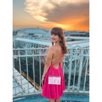   "Rosegold fehér epoxi gyanta 2in1 clutch táska"#02