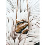 " Mini fekete-arany clutch táska" #03