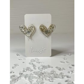 Szív alakú fülbevalók