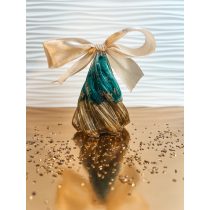 " Zöld-arany epoxi gyanta nagy fenyőfa " #04