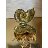 "Gyöngyház-arany epoxi gyanta kagyló formájú elegáns táska"#05