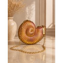   "Arany-Rosegold epoxi gyanta kagyló formájú elegáns táska"#08