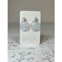   "HOlo-átlátszó epoxi gyanta kagylós fülbevaló"#11