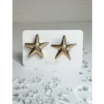   "Arany epoxi gyanta tengeri csillag alakú női fülbevaló"#30