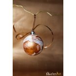 " Bronz Mámor Karácsonyi Gömb " #002