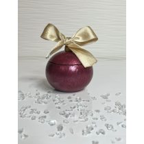   "Burgundi karácsonyi gömb formájú ékszertartó ajándék"#03