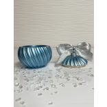 "Kék karácsonyi gömb formájú ékszertartó ajándék"#04