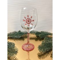   "Rosegold karácsonyi boros pohár epoxi gyanta ajándék"#04