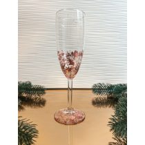   "Rosegold karácsonyi boros pohár epoxi gyanta ajándék"#09