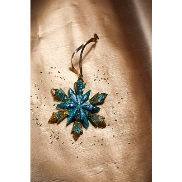 " Bronz Csillag Karácsonyfadísz " #234