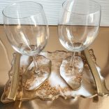  "Fehér-arany epoxi gyanta kináló tálca"#11