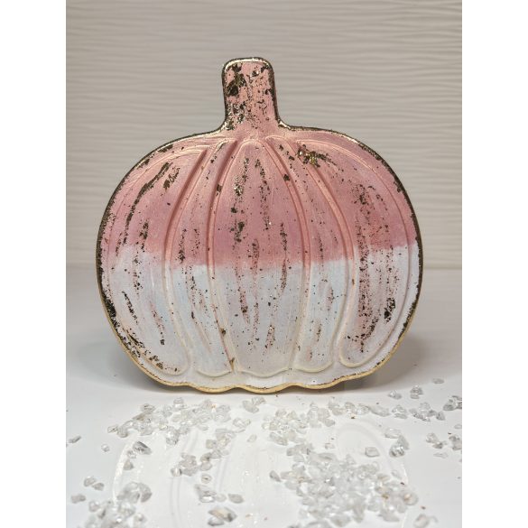 " Rosegold-fehér ombre tök formájú kínálótál "#01