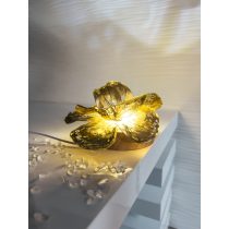   "Arany-áttetsző epoxi gyanta virág formájú hangulatlámpa"#01