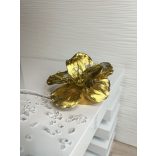 "Arany-áttetsző epoxi gyanta virág formájú hangulatlámpa"#01